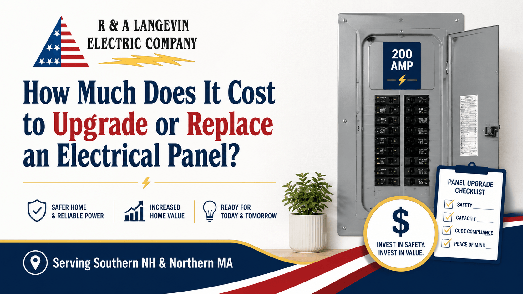 How much does it cost to upgrade or replace an eletrical panel